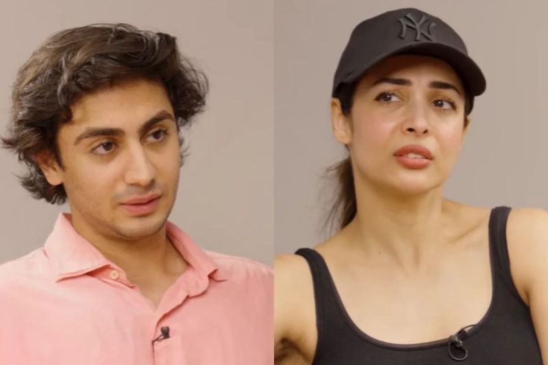 Malaika arora son secret whatsapp chat leaked on social media