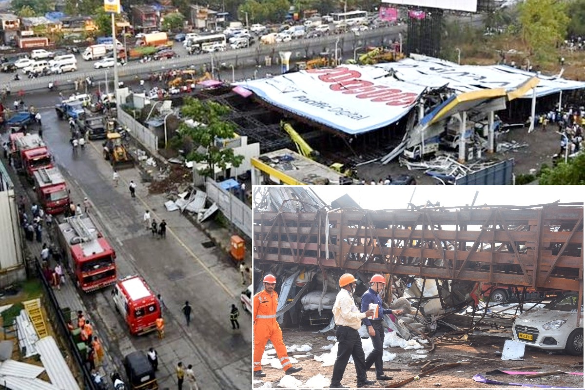 मुंबई होर्डिंग हादसा: 63 घंटे बाद बचाव अभियान खत्म, 16 शव बरामद, 75 घायल - image
