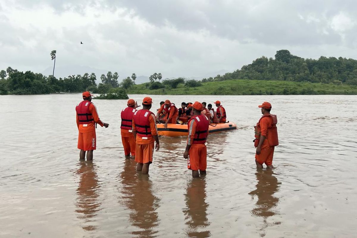 Gujarat News: नर्मदा नहाने गए एक ही परिवार के 8 लोग नदी में डूबे, NDRF और वडोदरा
फायर टीम का रेस्कयू ऑपरेशन जारी