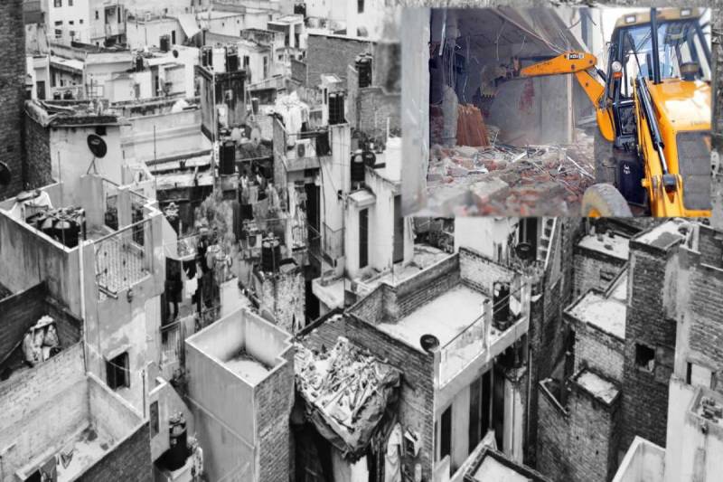 Illegal colony construction