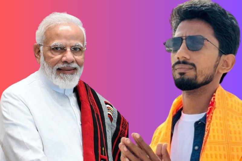 PM MODI AND Shyam Rangeela