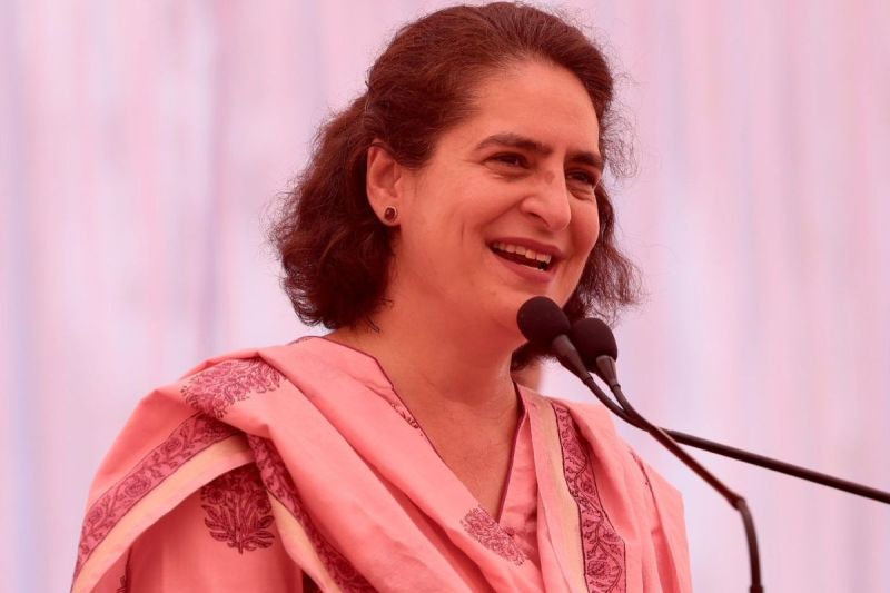 Priyanka Gandhi Says Congress implemented food security scheme so now are getting free ration