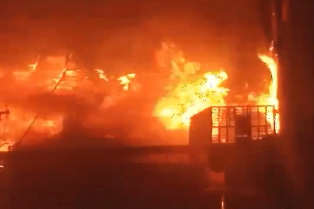 Raipur Fire News: Blast in Dhaba, fire broke out