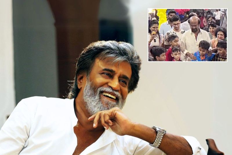 Rajinikanth Celebrates Grandson Ved Birthday