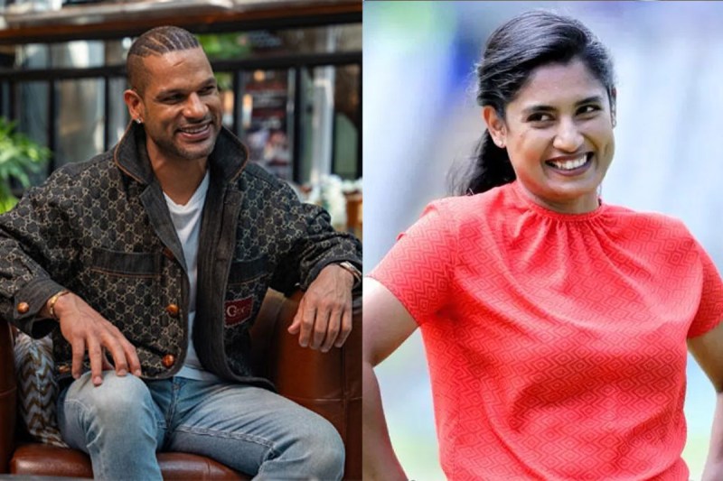 Shikhar Dhawan and Mitali Raj
