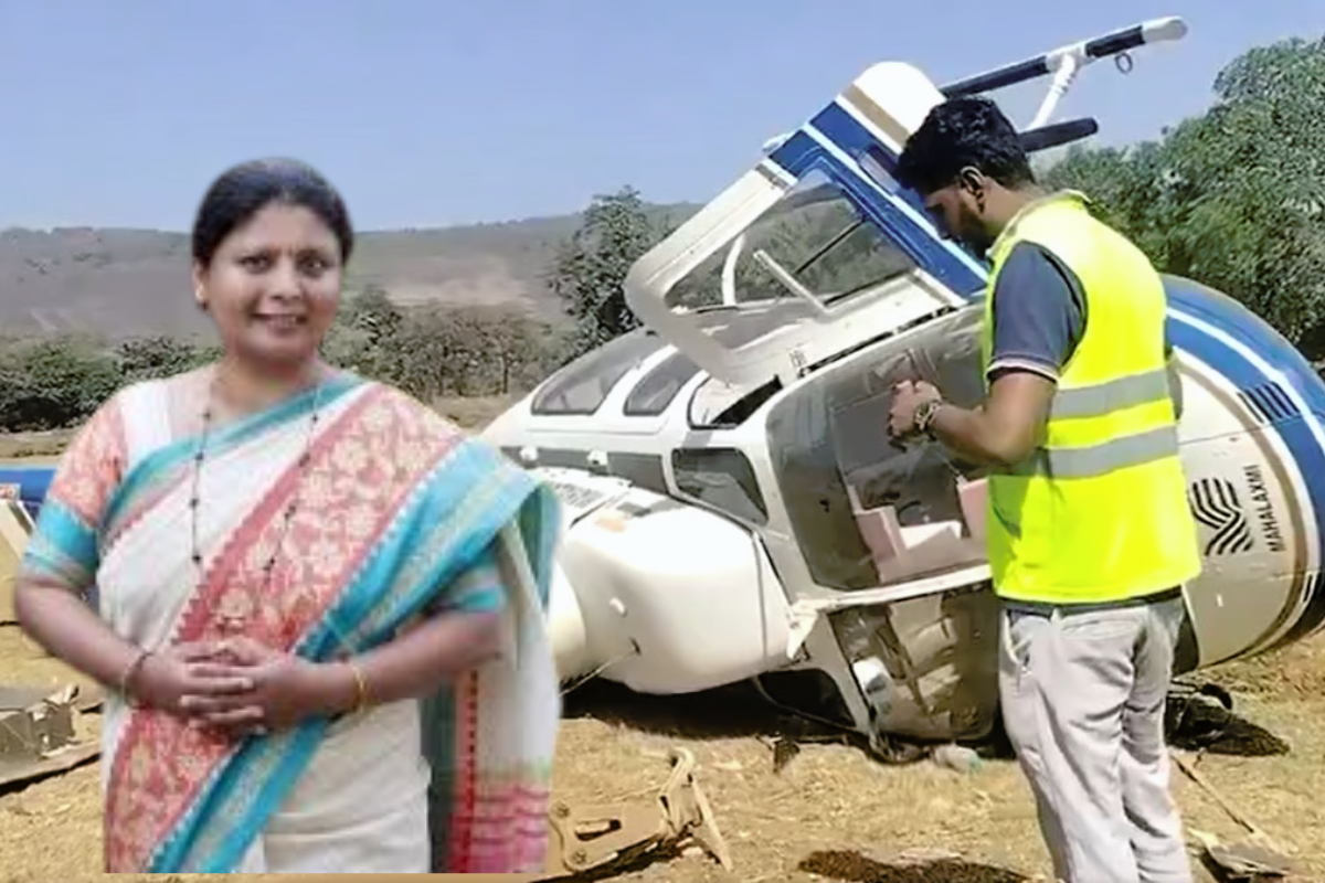 Video Sushma Andhare Helicopter Crash : शिवसेना नेता का हेलीकॉप्टर
दुर्घटनाग्रस्त - image