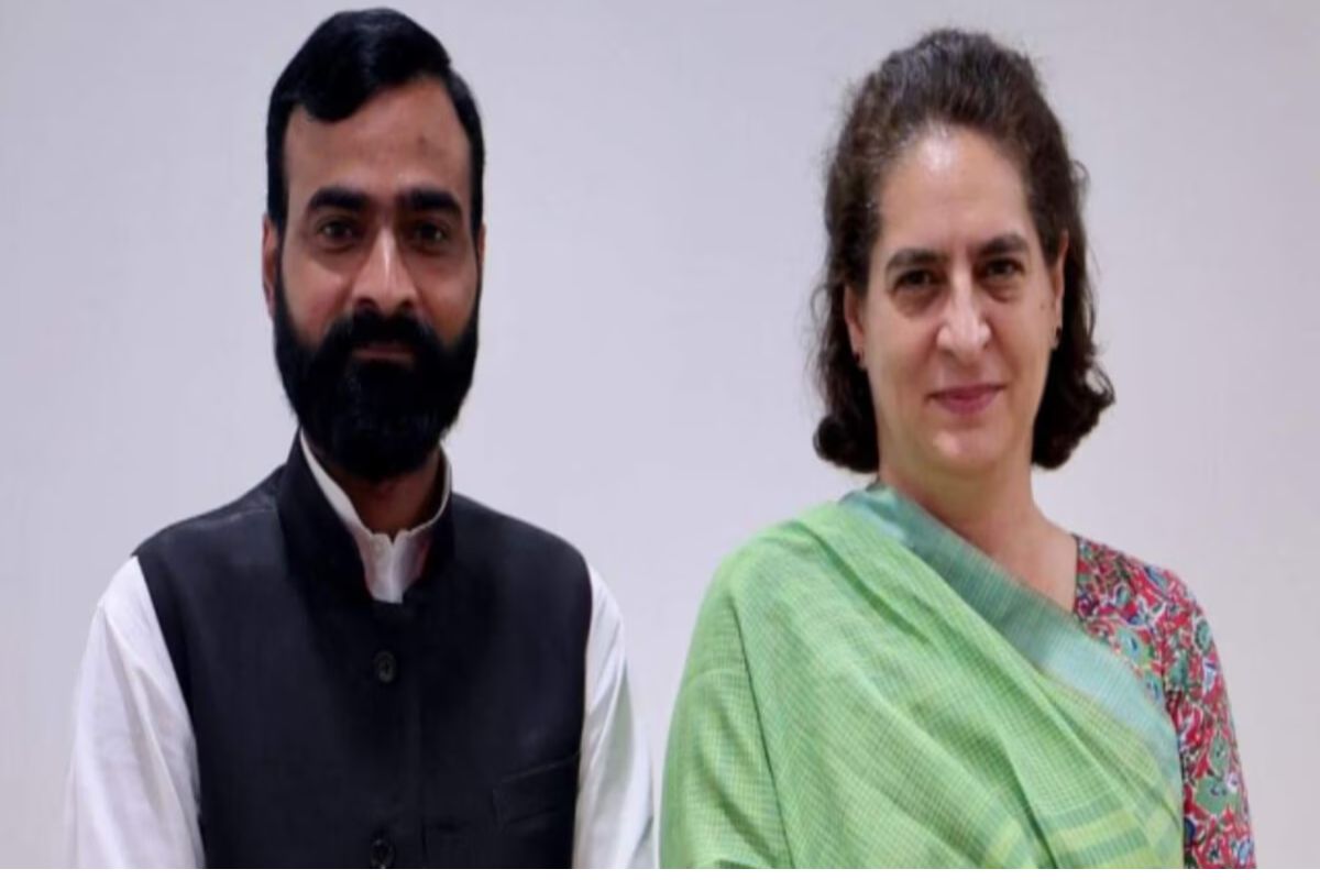 Swami Prasad Maurya's son Utkrisht joins Congress, Priyanka Gandhi gets him membership