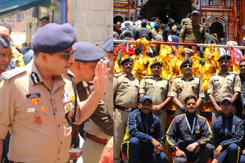 Uttarakhand DGP abhinav kumar reached Badrinath Dham and took stock of arrangements