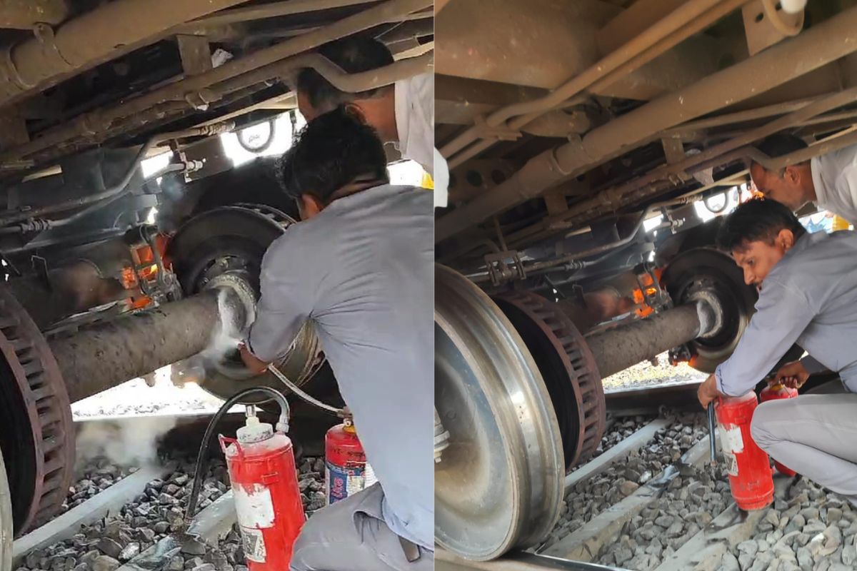 गोरखपुर- लखनऊ इंटरसिटी ट्रेन में लगी आग, एक घंटे तक रोकनी पड़ी ट्रेन, सामने आया
वीडियो