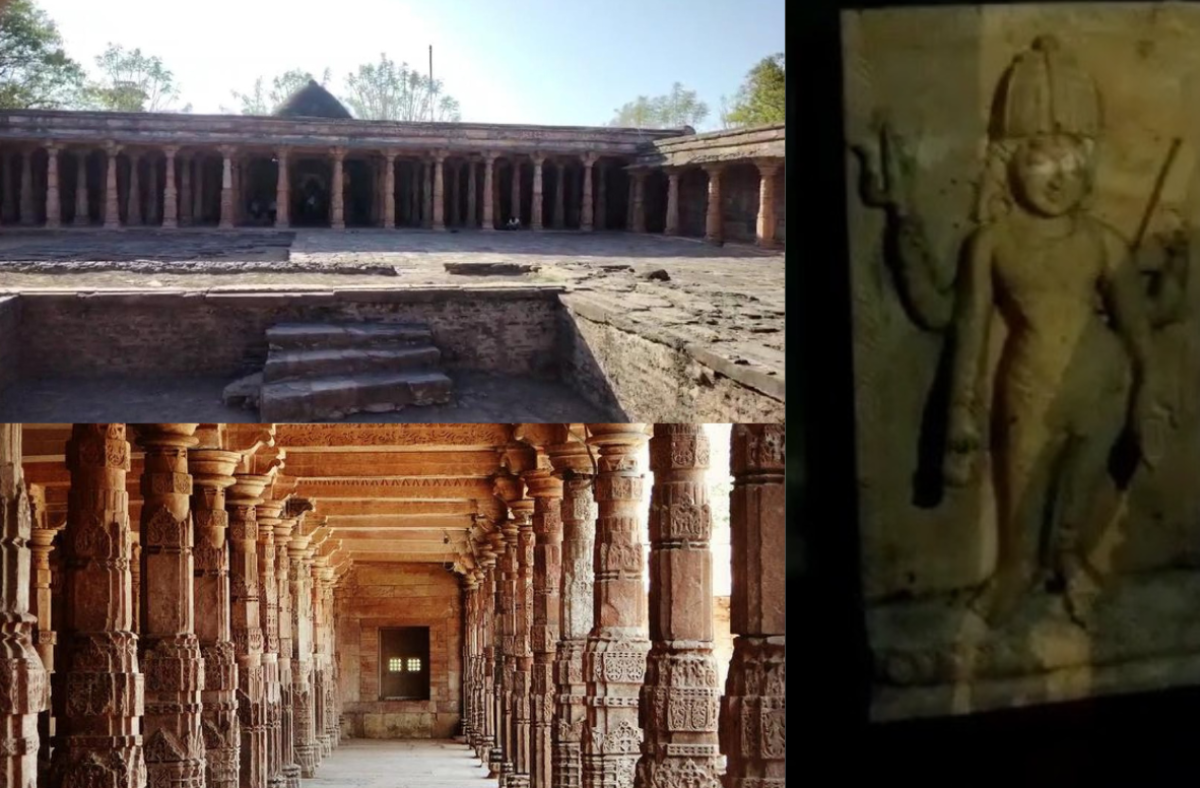 Bhojshala survey : भोजशाला में मिला एक और साक्ष्य, मूर्ति पर भड़का मुस्लिम  पक्ष | Controversy Over Statue In Dhar Bhojshala Survey