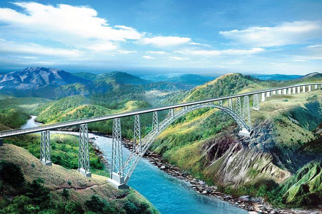Chenab Bridge Jammu Kashmir