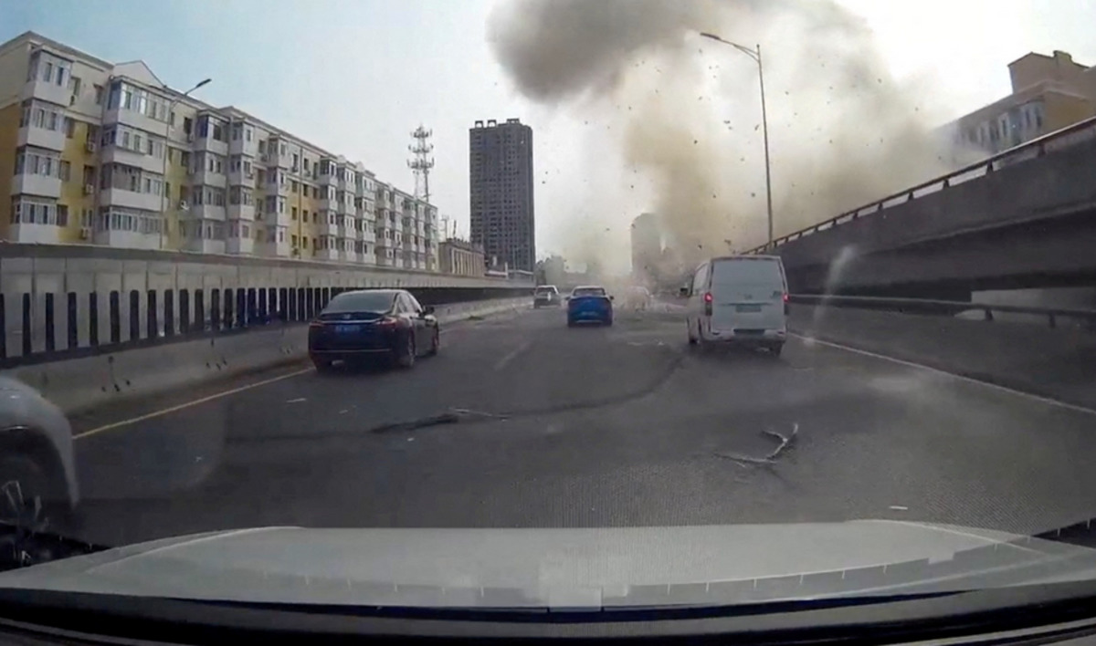 Explosion in Chinese appartment