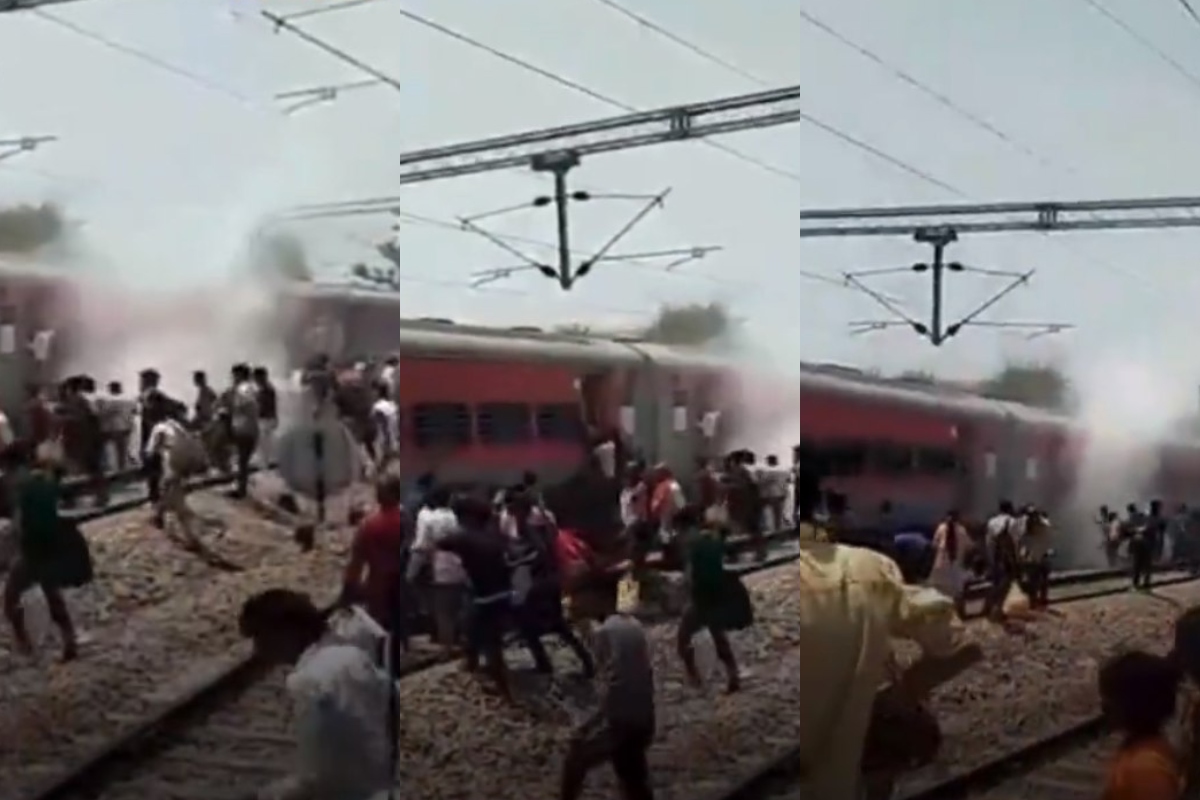Rajasthan: ट्रेन में धुंआ उठने से मची भगदड़, तकनीकी खामी बनी वजह; हादसा टला