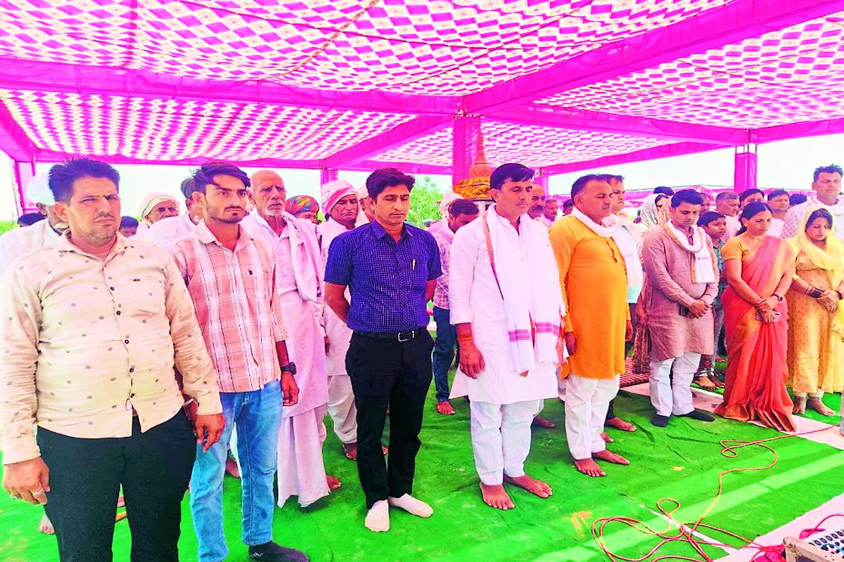 सिकंदरा गुर्जर स्मारक पर पुष्प अर्पित कर दी श्रद्धांजलि, गुर्जर आंदोलन के बलिदान को किया याद
