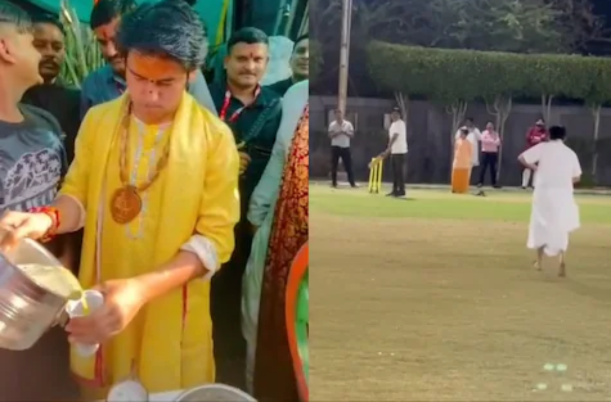 Pandit Dhirendra Shastri – अलग अंदाज में बागेश्वर सरकार, क्रिकेट खेल रहे, गन्ने
का जूस निकाल रहे पंडित धीरेंद्र शास्त्री
