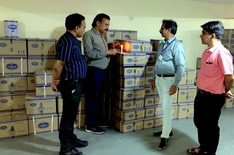 कोटा में 3870 लीटर नकली घी सीज, श्री सरस के नाम से बेचने की थी तैयारी