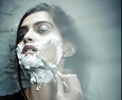 Sonam Kapoor Shaving Image 