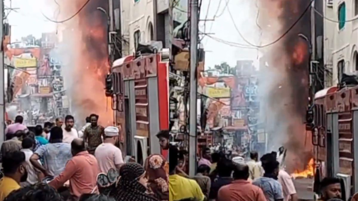 Jabalpur Fire : शॉर्ट सर्किट से लगी आग, बीच बाजार में मची अफरा-तफरी, लाखों का
सामान जलकर खाक - image