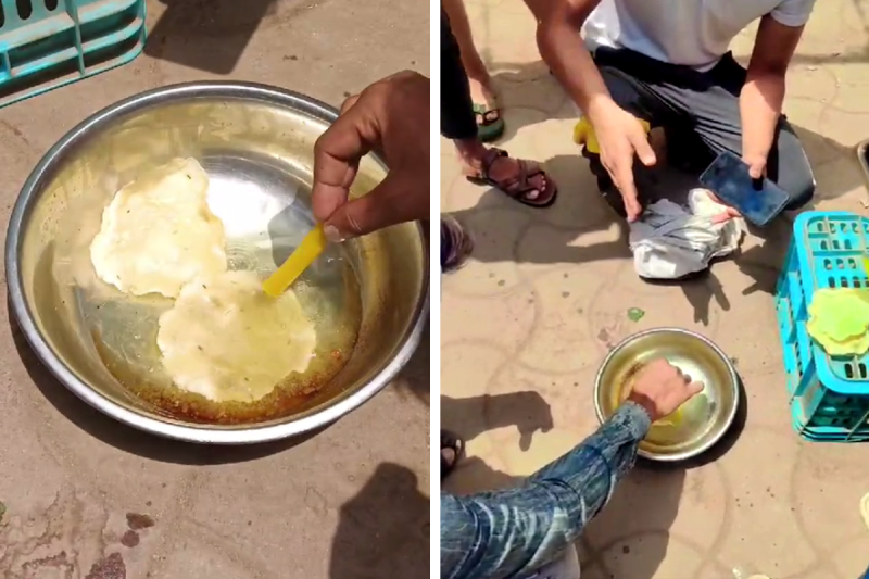 Papad Frying Video Viral