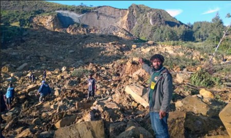 Landslide in Papua New Guinea