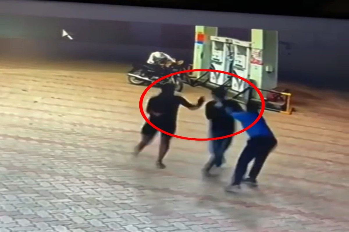 पेट्रोल पंप को लूटने की घटना; CCTV कैमरे में हुई कैद, देखें वीडियो  