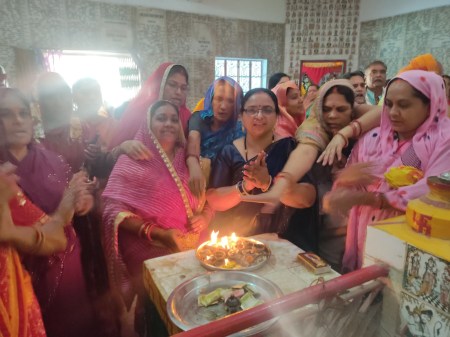 अध्यात्म रामायण मंदिर में किया गया आयोजन