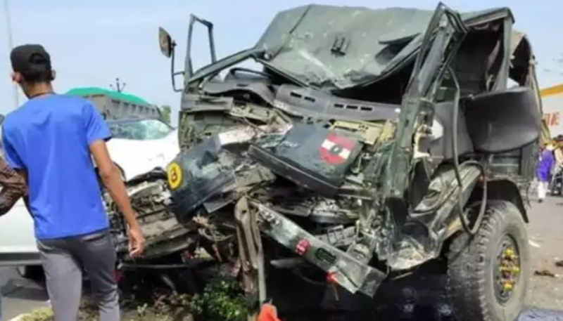 Army Truck Accident Rajgarh Kurawar Pilukhedi