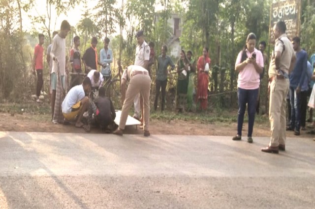 Old man died in road accident