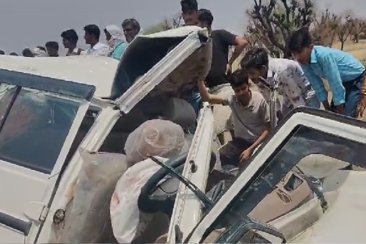 राजस्थान में भीषण सड़क हादसा, 5 लोगों की दर्दनाक मौत, हाइवे पर लगा जाम - image