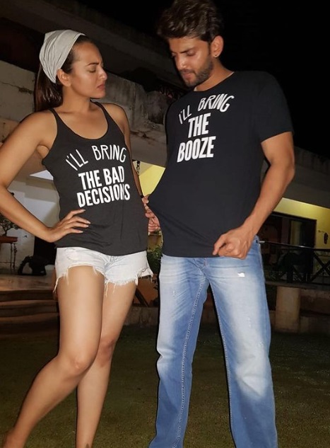 Sonakshi Sinha and Zaheer Iqbal 