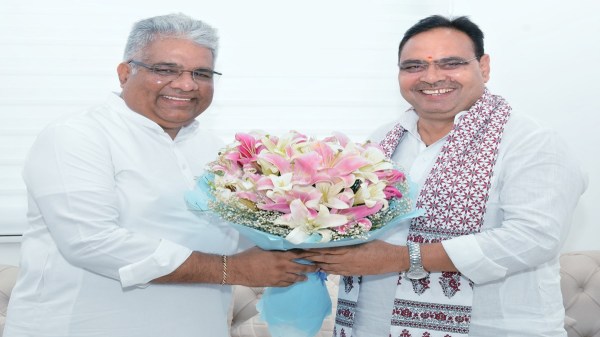 CM Bhajanlal met Bhupendra Yadav