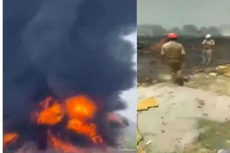 Fire breaks out in warehouse near NTPC