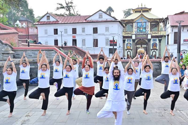 International Yoga Day in Nepal