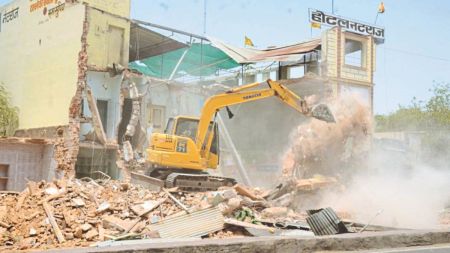 Udaypura Nagar Parishad issued notice to demolish 150 shops