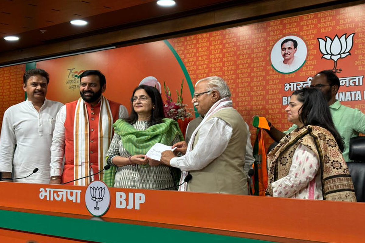 BJP में शामिल होते ही किरण चौधरी का हुड्डा पर निशाना, कांग्रेस पर लगाए कई गंभीर
आरोप