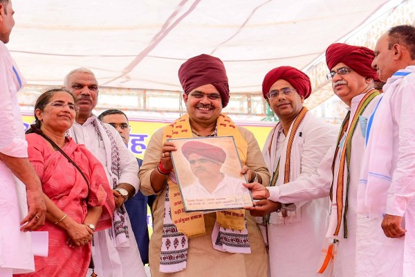 Late Colonel Kirori Singh Bainsla statue unveiled 