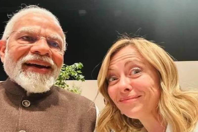 PM Narendra Modi and Georgia Maloney