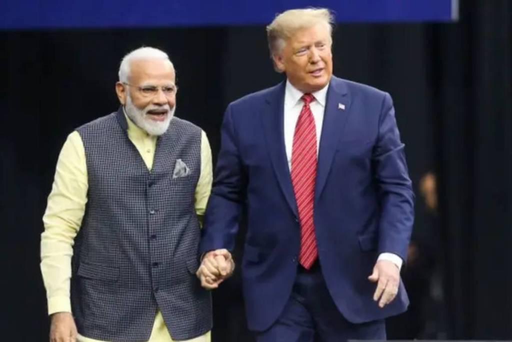 Indian Prime Minister Narendra Modi and US President Donald Trump