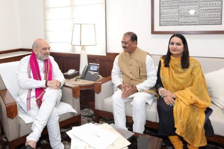 Phulpur MP Praveen Patel met Amit Shah
