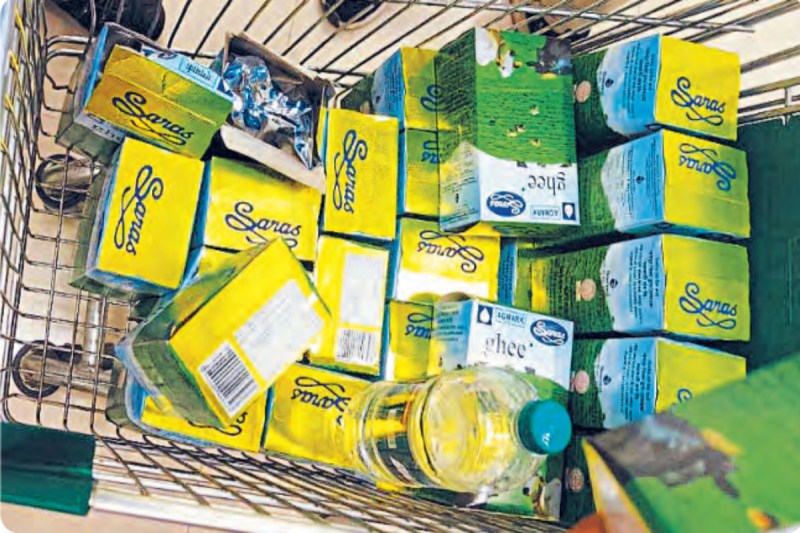 Saras and Pro Vedic fake ghee