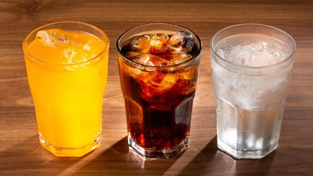 Soft drinks are not a substitute for water