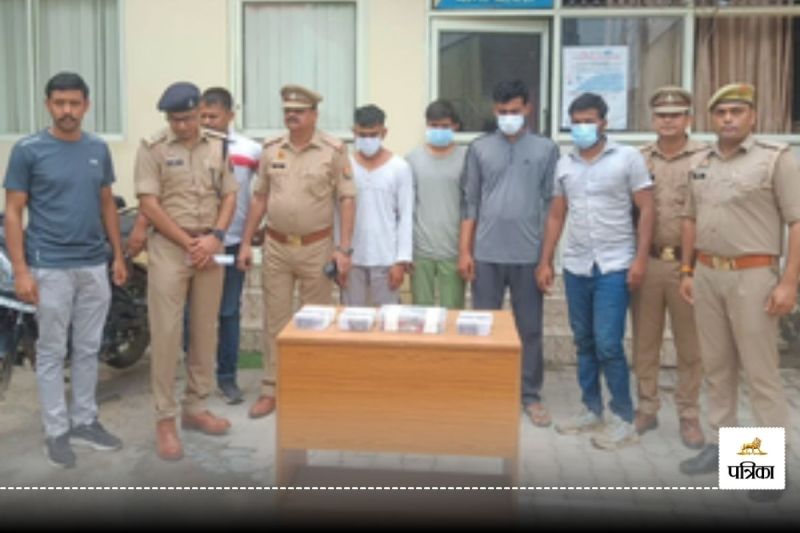 Greater Noida Police revealed robbery in four hours four accused arrested