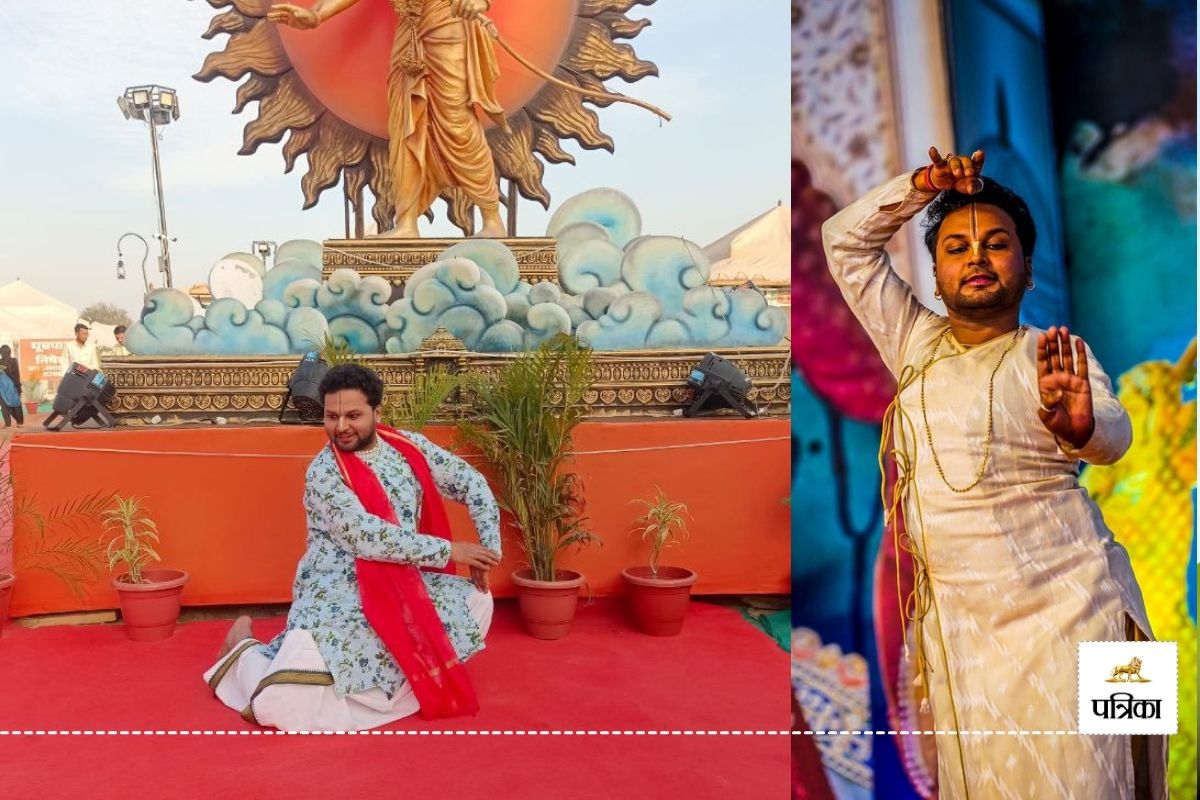 Who is Kathak dancer Ashish Singh Teaching Kathak dance to Indian and foreign students in MathuraVrindavan