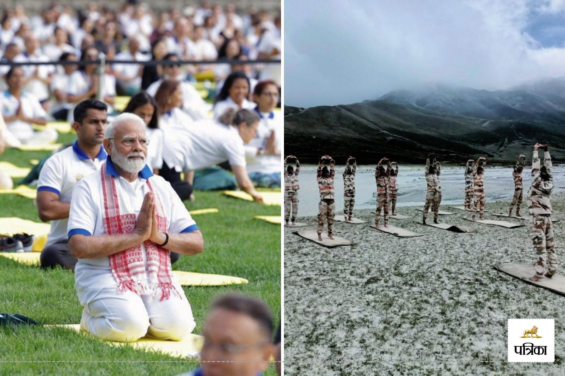 International Yoga Day 2024: लेह में 15 हजार फीट की ऊंचाई पर ITBP जवानों ने किया
योग, PM Modi श्रीनगर में मना रहे योग दिवस, देखें वीडियो