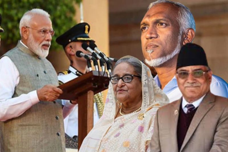 Leaders of which countries are attending Modi's swearing-in Modi 3.0 Oath Ceremony