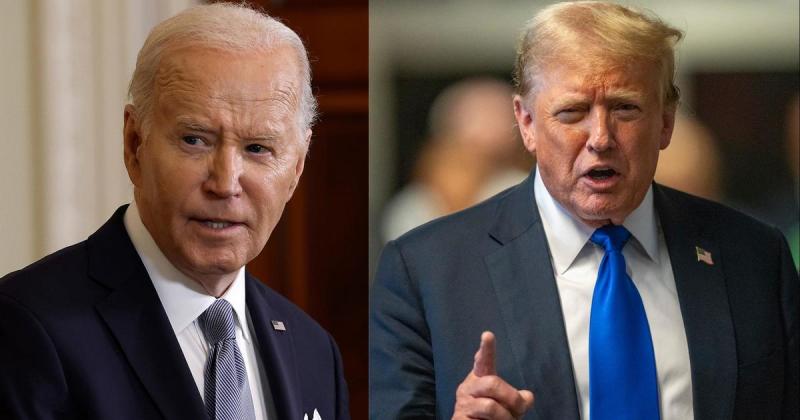 Joe Biden and Donald Trump