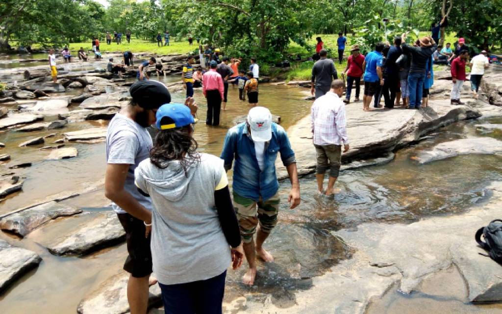 Water fall in Budhni Ghat 