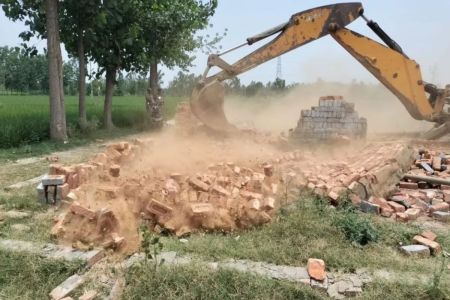 Lucknow bulldozer