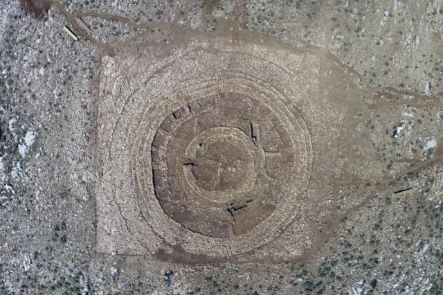 4000 year old structure came out after excavation build for airport in Greece