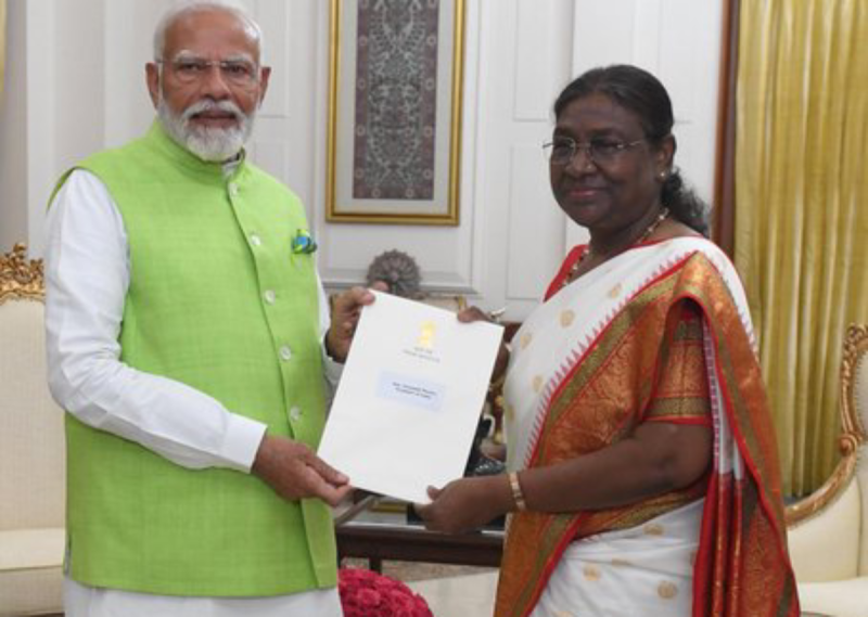 President Draupadi Murmu PM Narendra Modi PC Sharma Tweet
